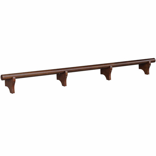 Ram Game Room 84" Dry Bar Foot Rail - Cappuccino - FR84 CAP RAM Game Room