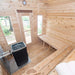 Dundalk Leisurecraft Canadian Georgian 2-6 Person Cabin Sauna CTC88W Dundalk Leisurecraft