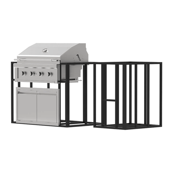 The Outdoor Plus Videl Grill Signature Collection 1 - KD BBQ Island VG-PAKG1 - View 1