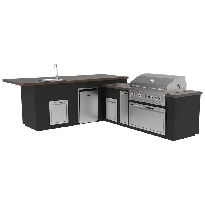Videl Grills 134″ Maestro – L – Complete BBQ Island