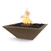 The Outdoor Plus 24" Maya GFRC Concrete Square Fire Bowl The Outdoor Plus