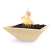 The Outdoor Plus 24" Maya GFRC Concrete Square Fire Bowl The Outdoor Plus