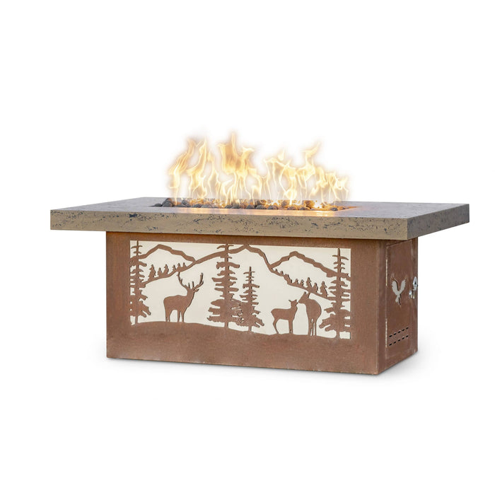 The Outdoor Plus Rectangle Outback Fire Pit