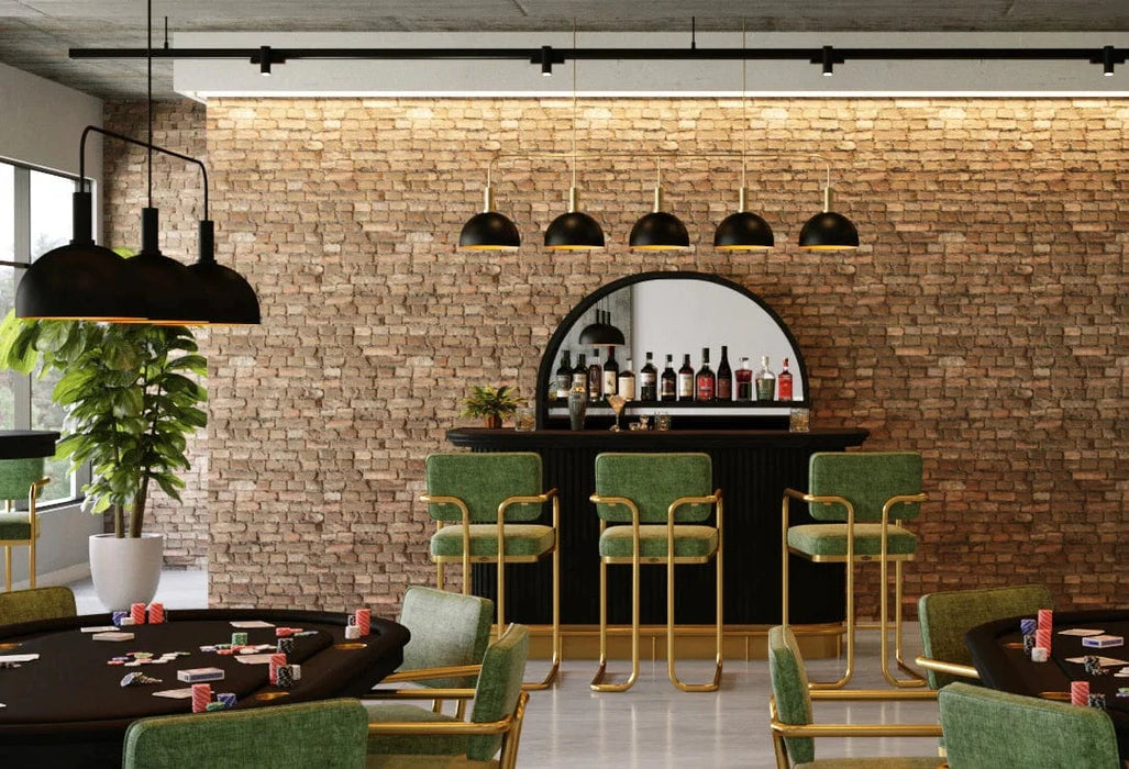 RAM Game Room Prohibition Series Back Bar in Black