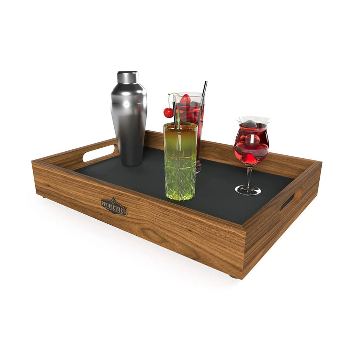 RAM Game Room Prohibition Mini Cocktail Bar in Walnut