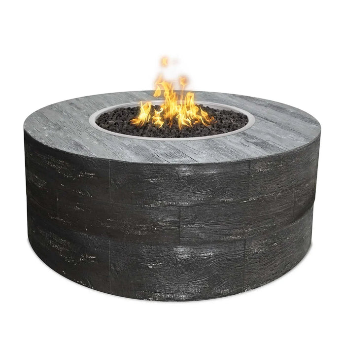 The Outdoor Plus Sequoia Wood Grain Fire Pit
