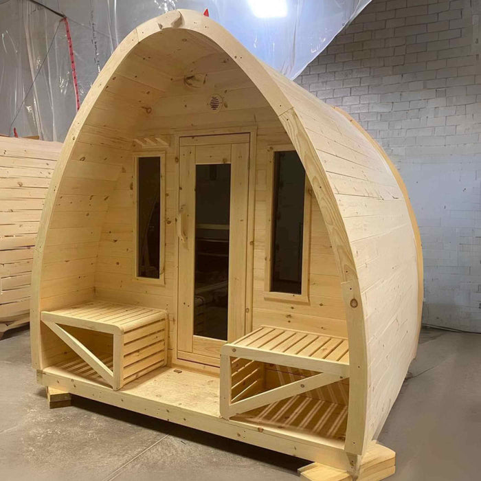 True North Pod 4-8 Person Outdoor Sauna True North Saunas