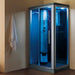 Mesa WS-802L Steam Shower Blue Glass 45"W x 32"D x 85"H (Left/Right Wall) Mesa