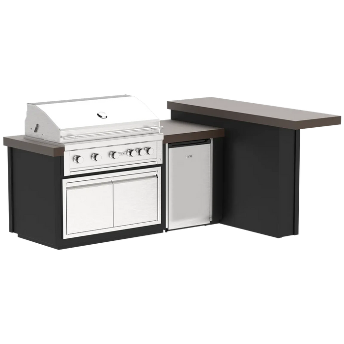 Videl Grill 96″ Luxe – R – Complete BBQ Island
