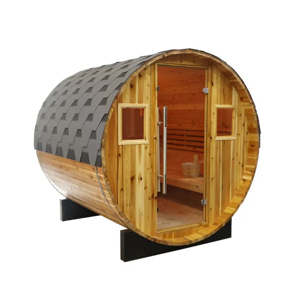 SunRay Galley 4 Person Traditional Barrel Sauna