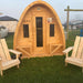 True North Large Pod 4-8 Person Outdoor Sauna True North Saunas