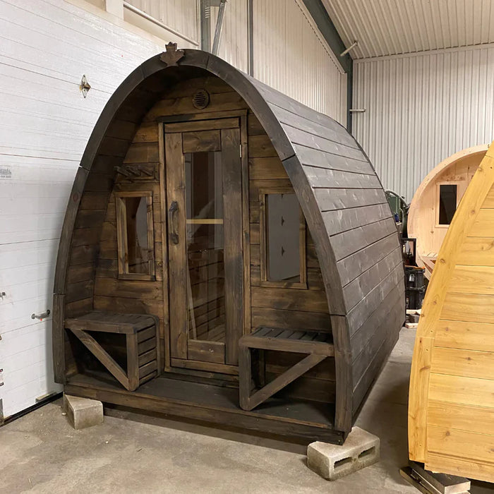 True North Large Pod 4-8 Person Outdoor Sauna
