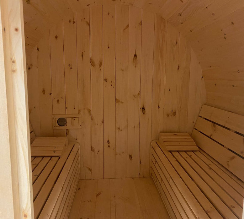 True North 4-6 Person 8' Long Barrel Sauna