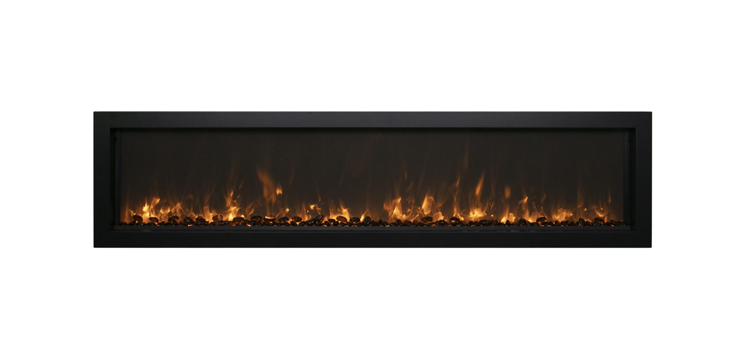 Remii 35" Extra Slim Indoor/Outdoor Electric Built-in Electric Fireplace