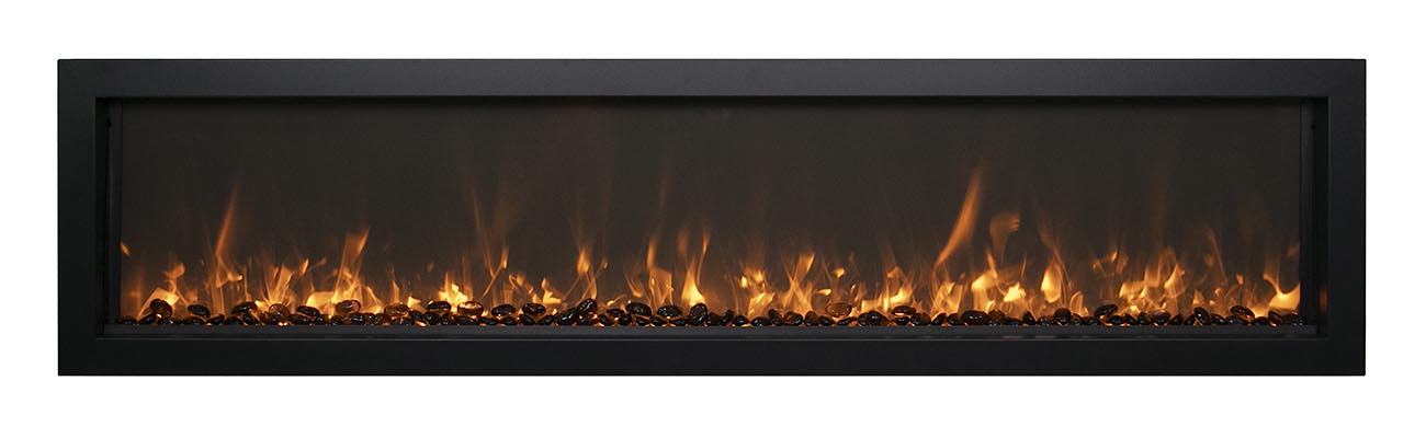 Remii 35" Extra Slim Indoor/Outdoor Electric Built-in Electric Fireplace