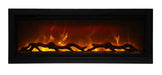 Amantii SYM-42 Symmetry Smart 42″ linear built-in electric fireplace Amantii