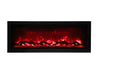 Amantii SYM-42 Symmetry Smart 42″ linear built-in electric fireplace Amantii