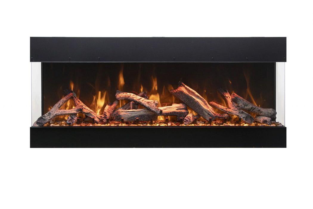 Amantii TRV-65-BESPOKE 3-sided electric fireplace