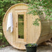 Dundalk CT Harmony 2-4 Person Barrel Sauna CTC22W Dundalk Leisurecraft