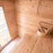 Dundalk CT Granby 2-3 Cabin Sauna CTC66W Outdoor Sauna Dundalk Leisurecraft