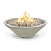 The Outdoor Plus 48'' Cazo GFRC Concrete Narrow Ledge Round Fire Pit - Liquid Propane The Outdoor Plus