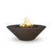 The Outdoor Plus 48'' Cazo GFRC Wide Ledge Round Fire Pit - Natural Gas The Outdoor Plus