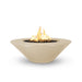 The Outdoor Plus 48'' Cazo GFRC Wide Ledge Round Fire Pit - Natural Gas The Outdoor Plus