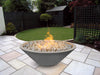 The Outdoor Plus 60'' Cazo GFRC Narrow Ledge Round Natural Gas Fire Pit The Outdoor Plus