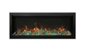 Amantii SYM-74-XT-Bespoke Symmetry 74″ extra tall linear built-in electric fireplace Amantii