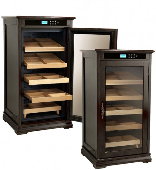 The Redford Electronic Cabinet Humidor | 1250 Cigars (Espresso)