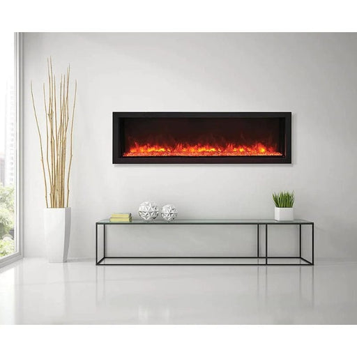 Remii 55" Extra Slim Indoor/Outdoor Electric Built-in Electric Fireplace Electric Fireplace Remii
