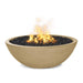 The Outdoor Plus 48" Sedona Narrow Ledge Concrete Liquid Propane Fire Pit The Outdoor Plus