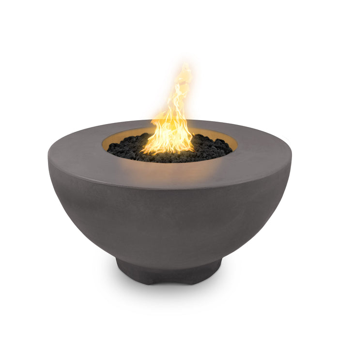 The Outdoor Plus 37" Sienna GFRC Concrete Round Natural Gas Fire Pit