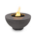 The Outdoor Plus 37" Sienna GFRC Concrete Round Natural Gas Fire Pit The Outdoor Plus