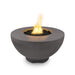 The Outdoor Plus 37" Sienna GFRC Concrete Round Liquid Propane Fire Pit The Outdoor Plus