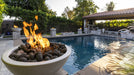 The Outdoor Plus 48" Sedona Narrow Ledge Concrete Natural Gas Fire Pit The Outdoor Plus