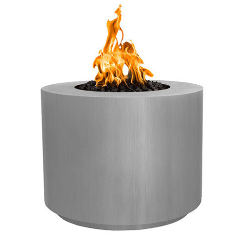 The Outdoor Plus 42" Beverly Copper, Corten Steel & Stainless Steel Round Fire Pit
