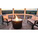 The Outdoor Plus 30" Beverly Powder Coated Steel Round Fire Pit Round Fire Pits The Outdoor Plus