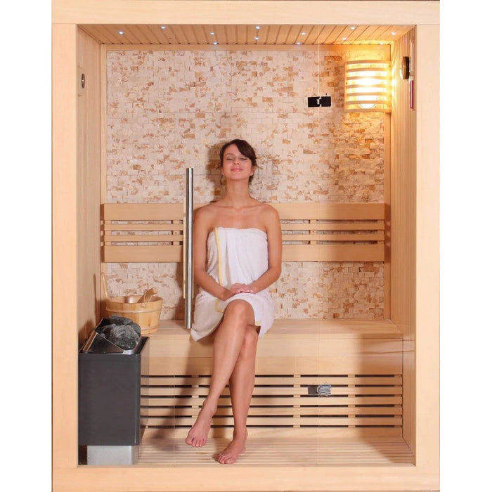 SunRay Rockledge 2-Person Luxury Traditional Sauna 200LX
